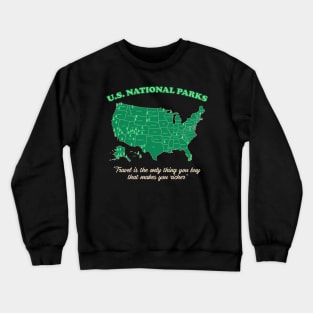 U.S. National Parks - Camping Lovers Crewneck Sweatshirt